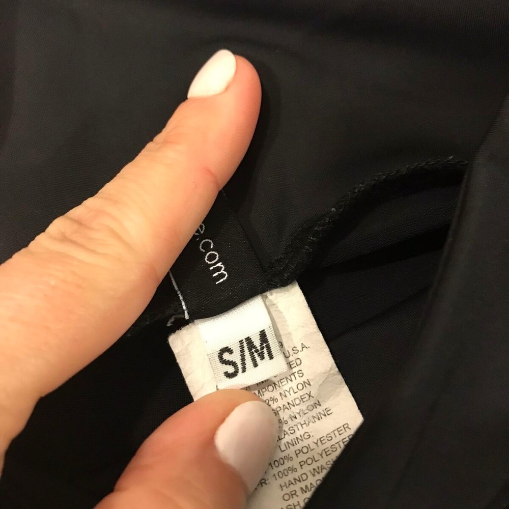 Onzie Flow Tuxedo Capri Work Out Gym Leggings - Picture 7 of 7